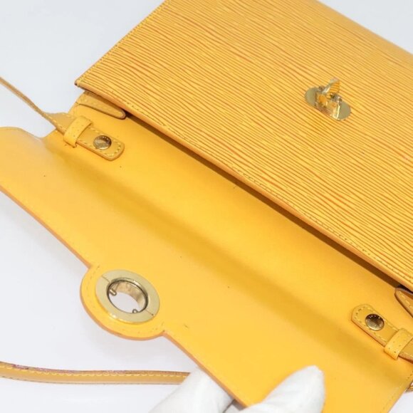 LOUIS VUITTON Epi Arsch Shoulder Bag Yellow M52579 LV Auth BA4144 - Picture 10 of 16